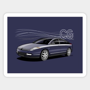 C6 Transparent illustration Magnet